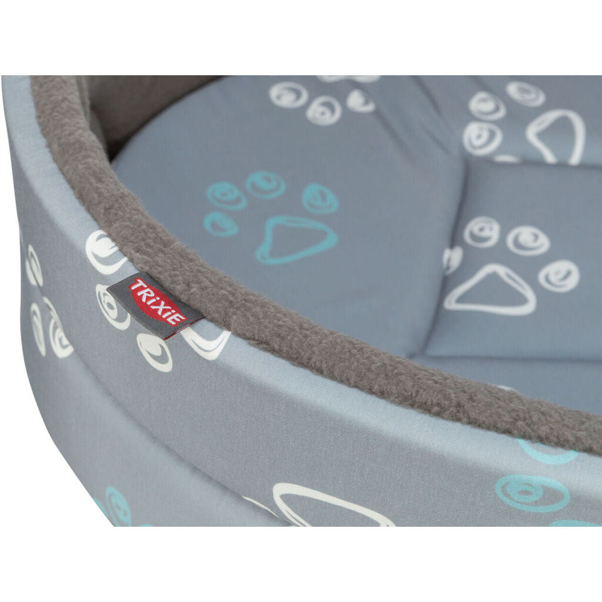 Lit pour chien Trixie Gris clair Gris foncé 75 × 65 cm