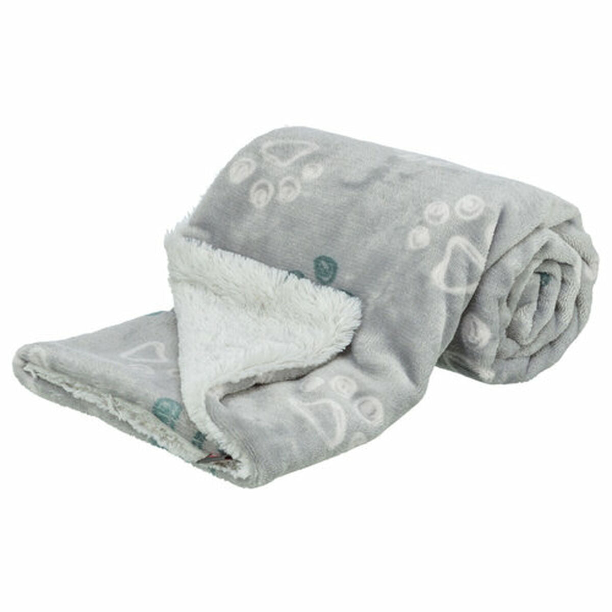 Couverture pour animaux de compagnie Trixie Jimmy Soft Gris clair Polyester Tissu Peluche 150 × 100 CM