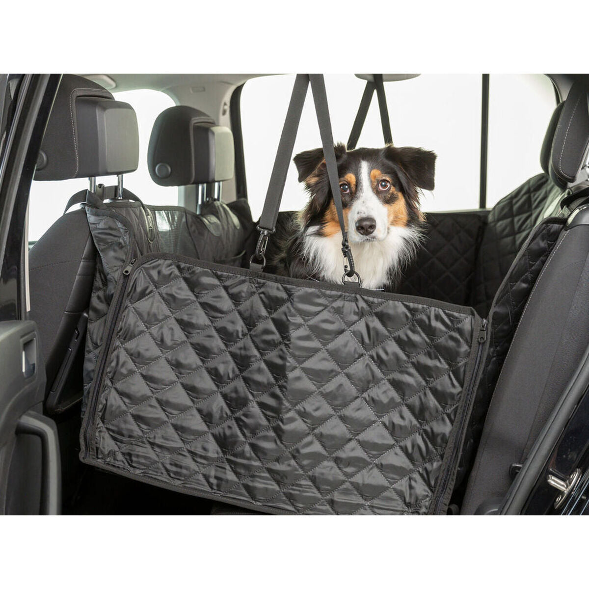 Housse de Protection de Voiture pour Animaux Trixie Noir 164 x 161 cm