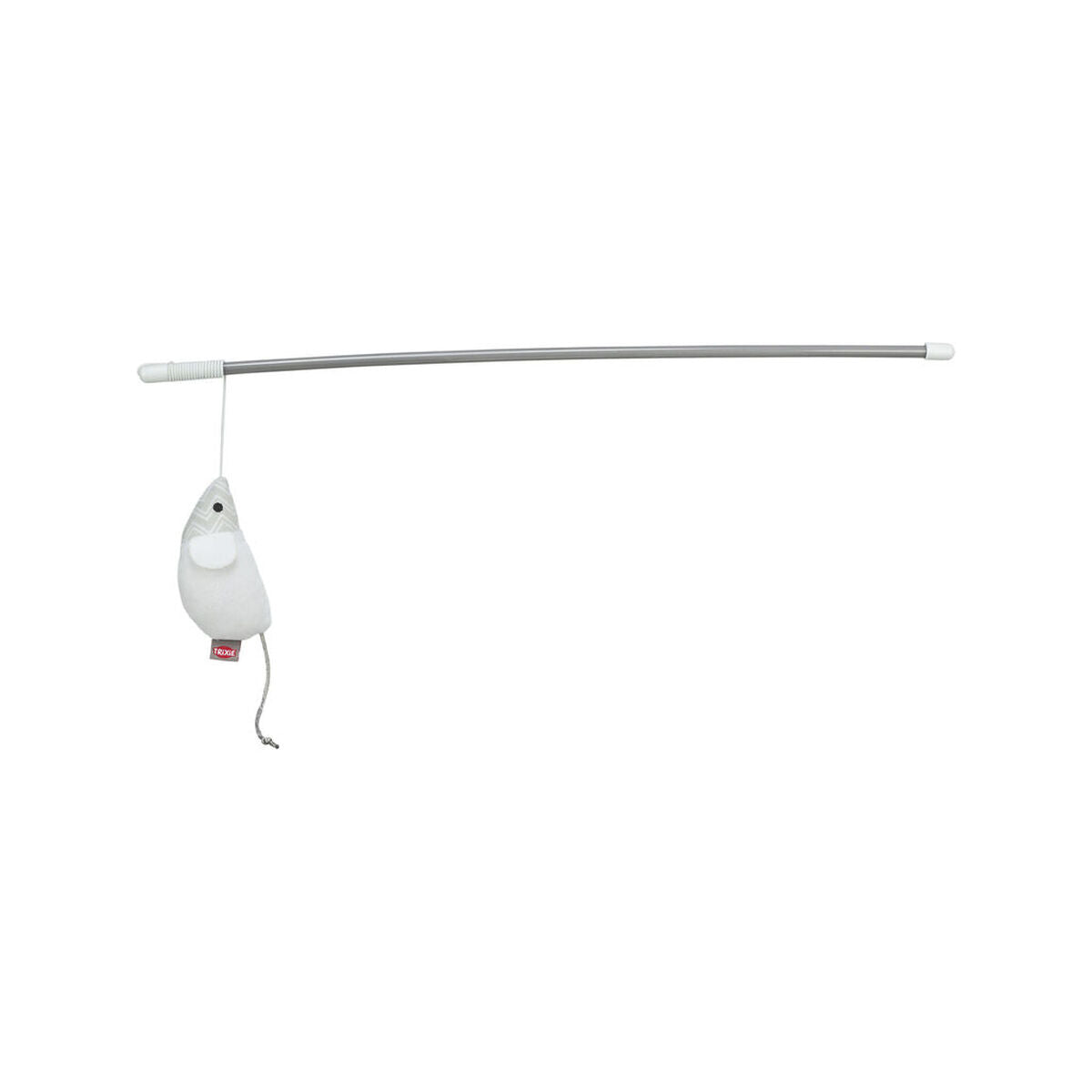 Jouet pour chats Trixie Blanc Polyester Plastique Souris