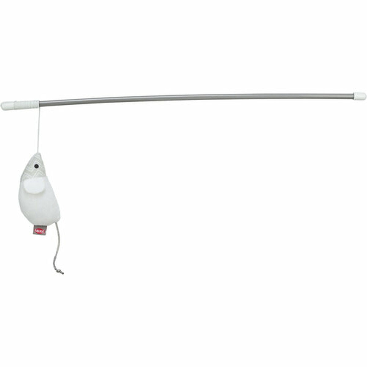 Jouet pour chats Trixie Blanc Polyester Plastique Souris