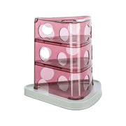 Jouet pour chats Trixie Cheese Tower Blanc Rose Caoutchouc Plastique 32 x 32 x 32 cm