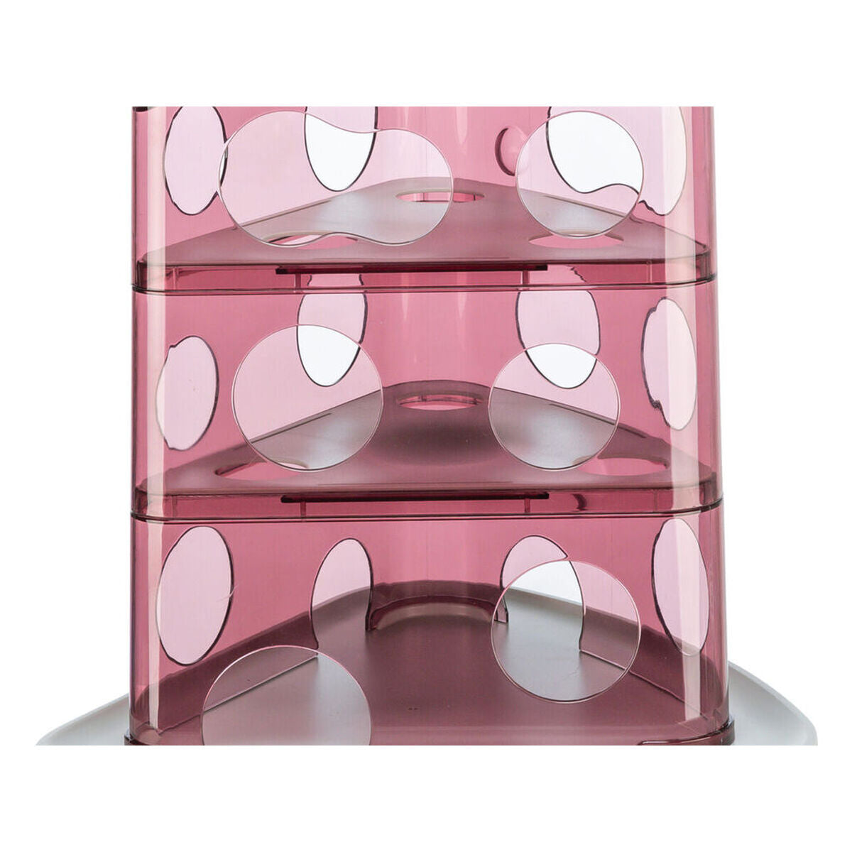 Jouet pour chats Trixie Cheese Tower Blanc Rose Caoutchouc Plastique 32 x 32 x 32 cm