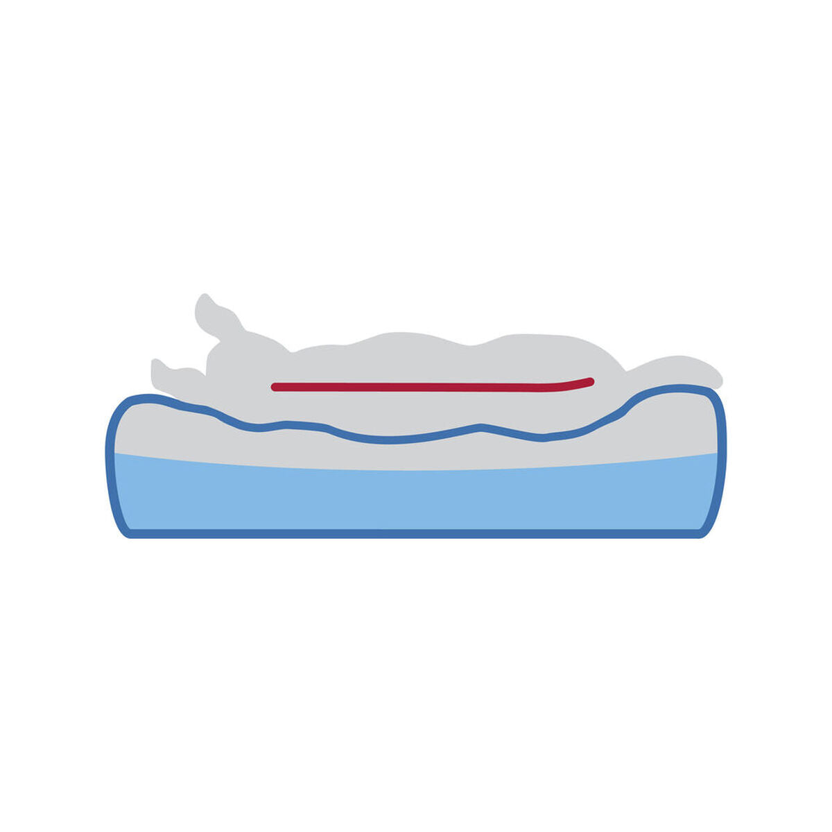 Lit pour chien Trixie Vital Lennox Marron 120 x 80 cm