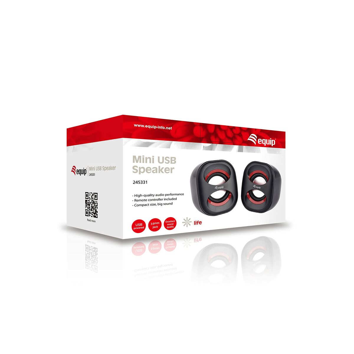 Haut-parleurs de PC Equip 245331 Noir 3 W 6 W