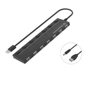 Hub USB Conceptronic 110516507101 Noir 90 cm 7 en 1 (1 Unité)