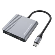 Hub USB Conceptronic DONN13G Gris 100 W
