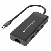 Hub USB-C 7 Ports Conceptronic 110518107101 Noir Gris 100 W (1 Unité)