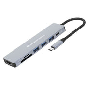 Hub USB Conceptronic 110519207101 Gris 100 W