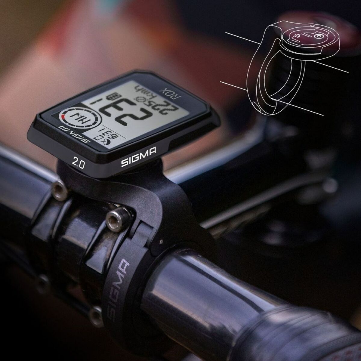 Compteur de Bicyclette Sigma ROX 2.0