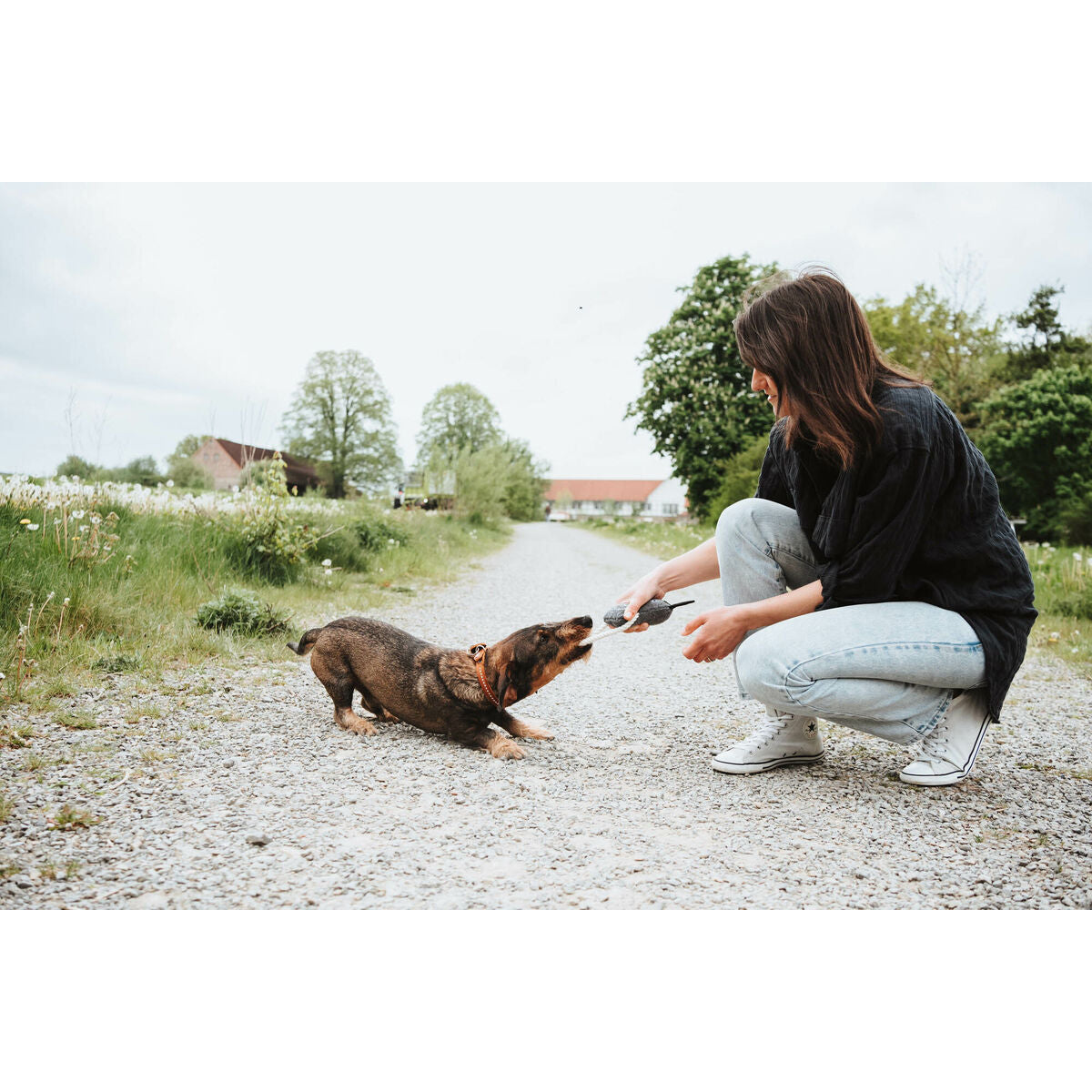 Jouet pour chien Hunter Nebraska Marron Polyester Vache