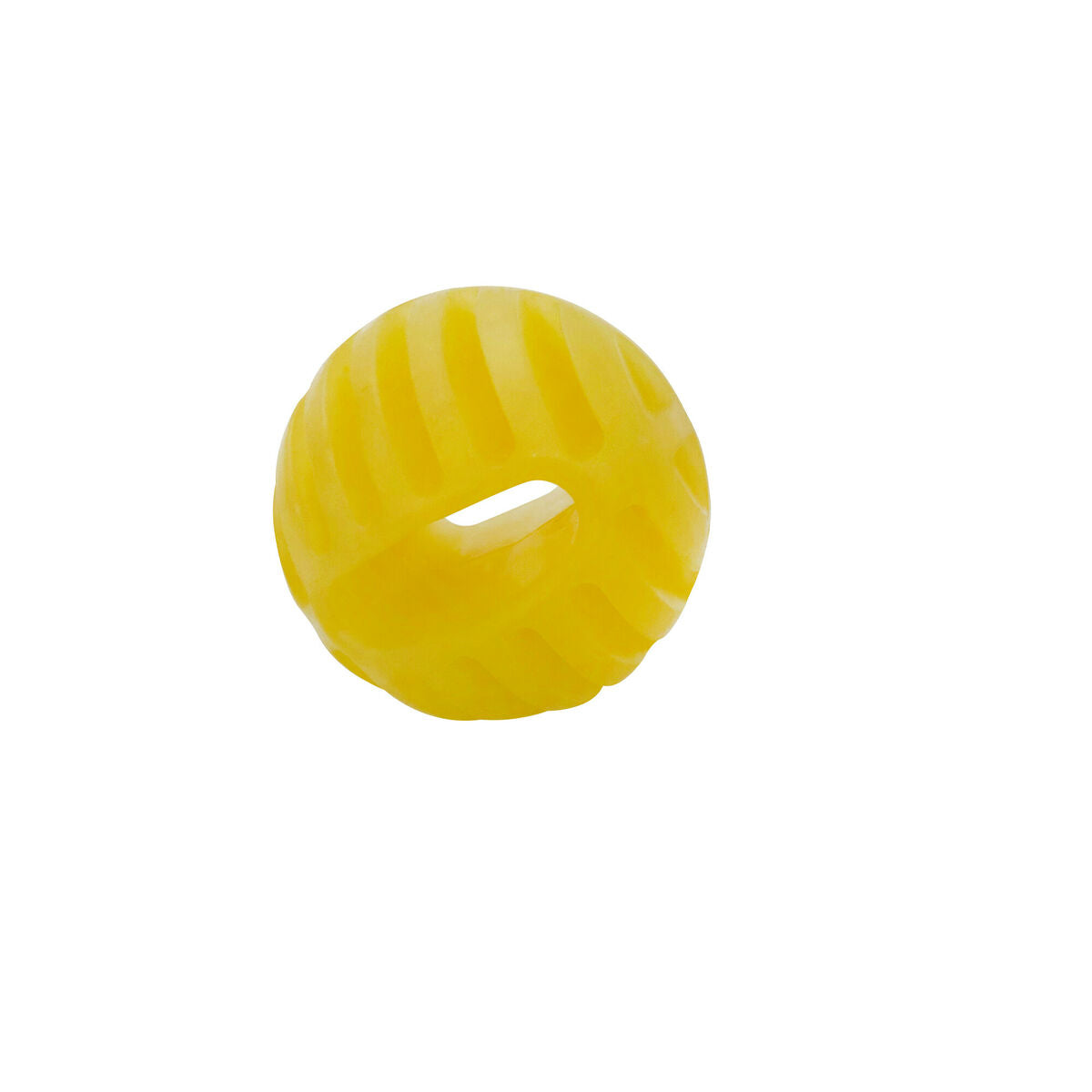 Lanceur de Balles pour Chiens Hunter Jaune Orange Caoutchouc Ballon