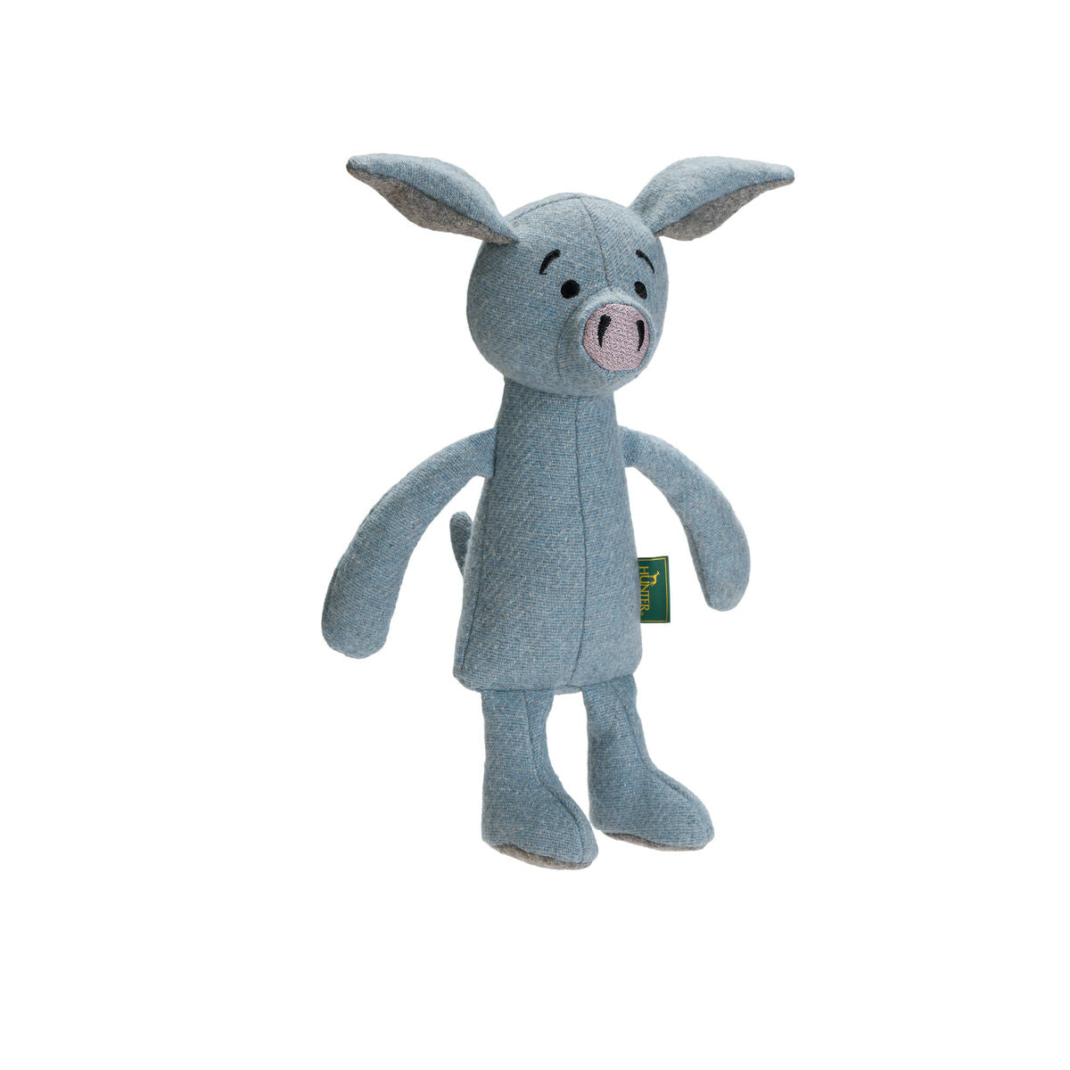 Jouet pour chien en peluche Hunter Marle Bleu Feutre Polyester Recyclado Fibre de polyester Cochon