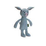 Jouet pour chien en peluche Hunter Marle Bleu Feutre Polyester Recyclado Fibre de polyester Cochon