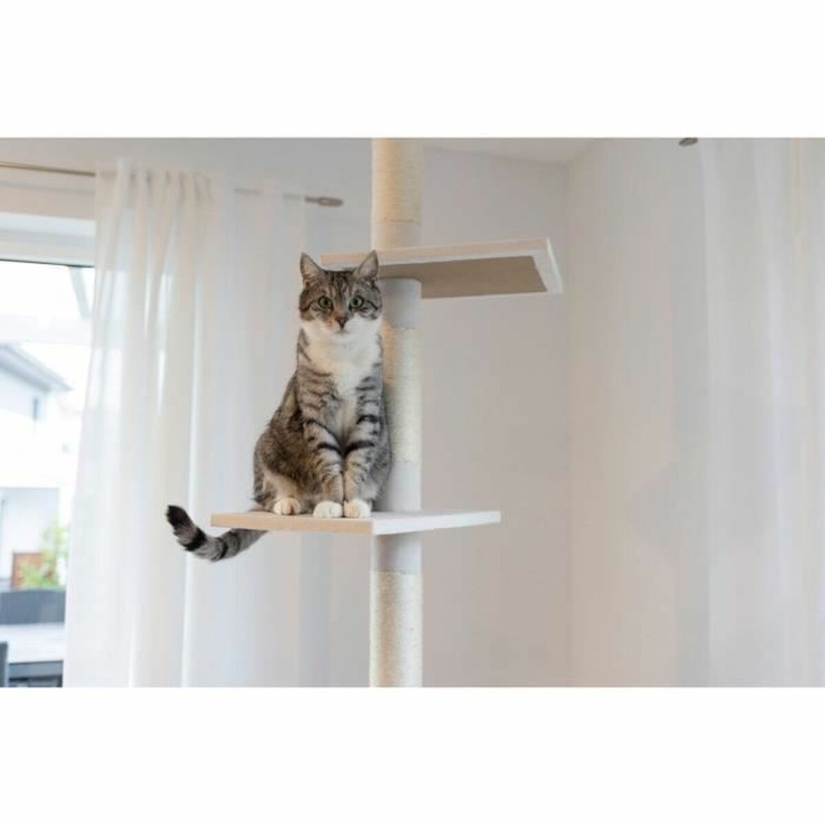 Arbre à chat Kerbl Blanc Sisal
