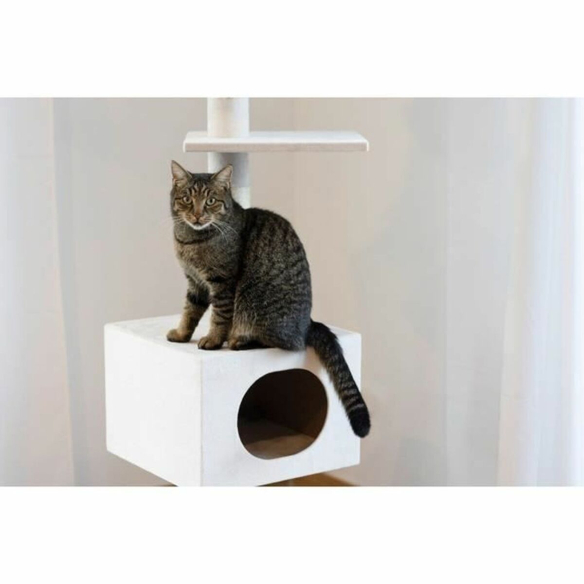 Arbre à chat Kerbl Blanc Sisal