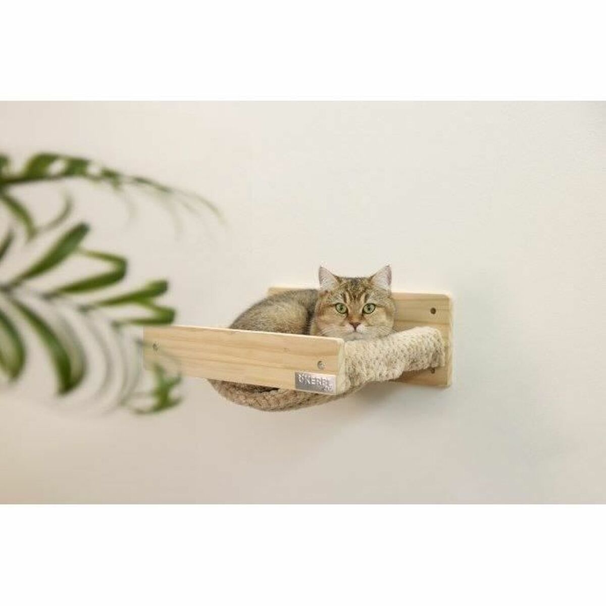 Lit pour chat Kerbl TIMBER Beige