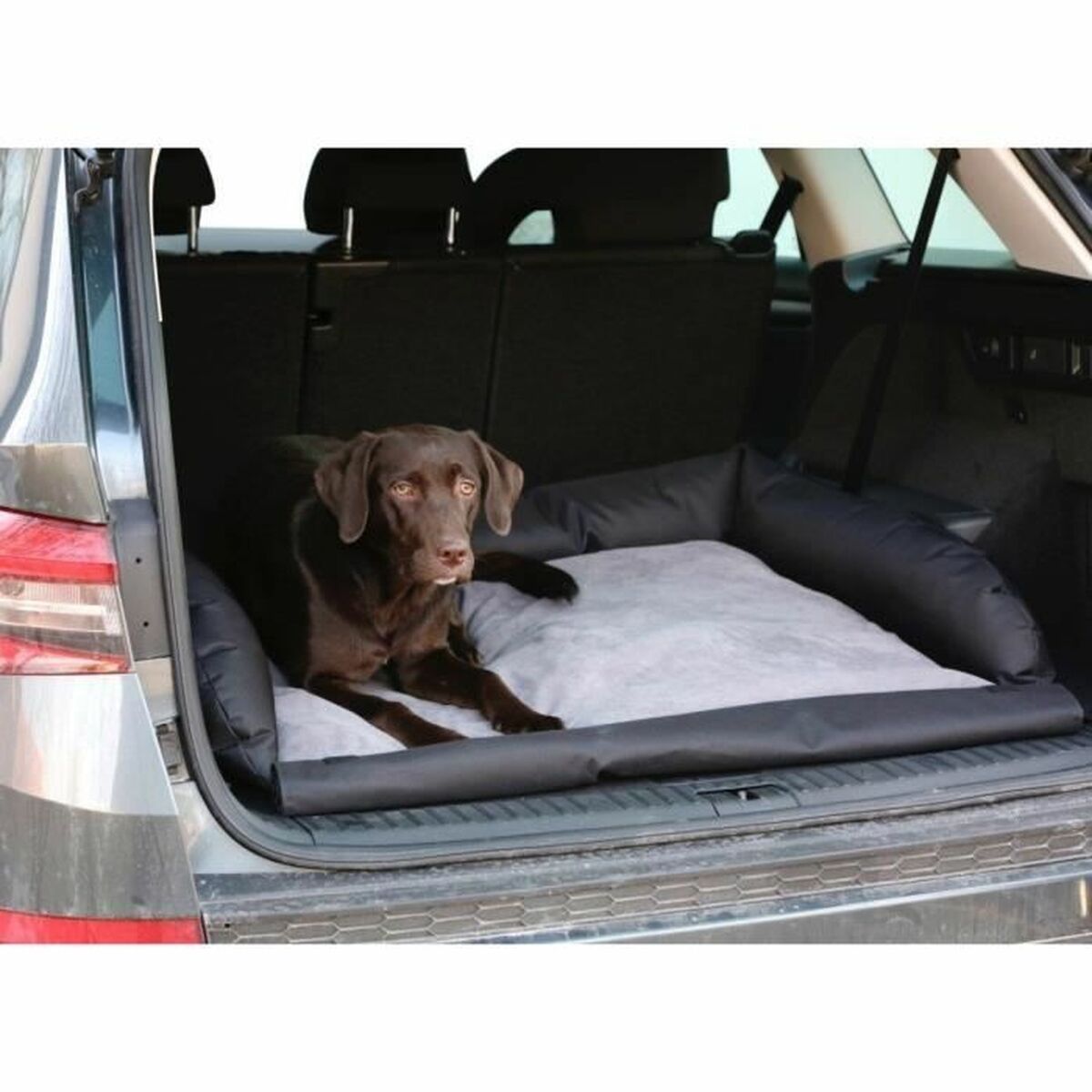 Housse de Protection de Voiture pour Animaux Kerbl 95 x 75 cm Noir Gris