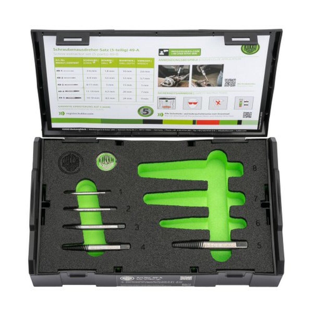 Ensemble d’extracteurs KUKKO 3-18 mm