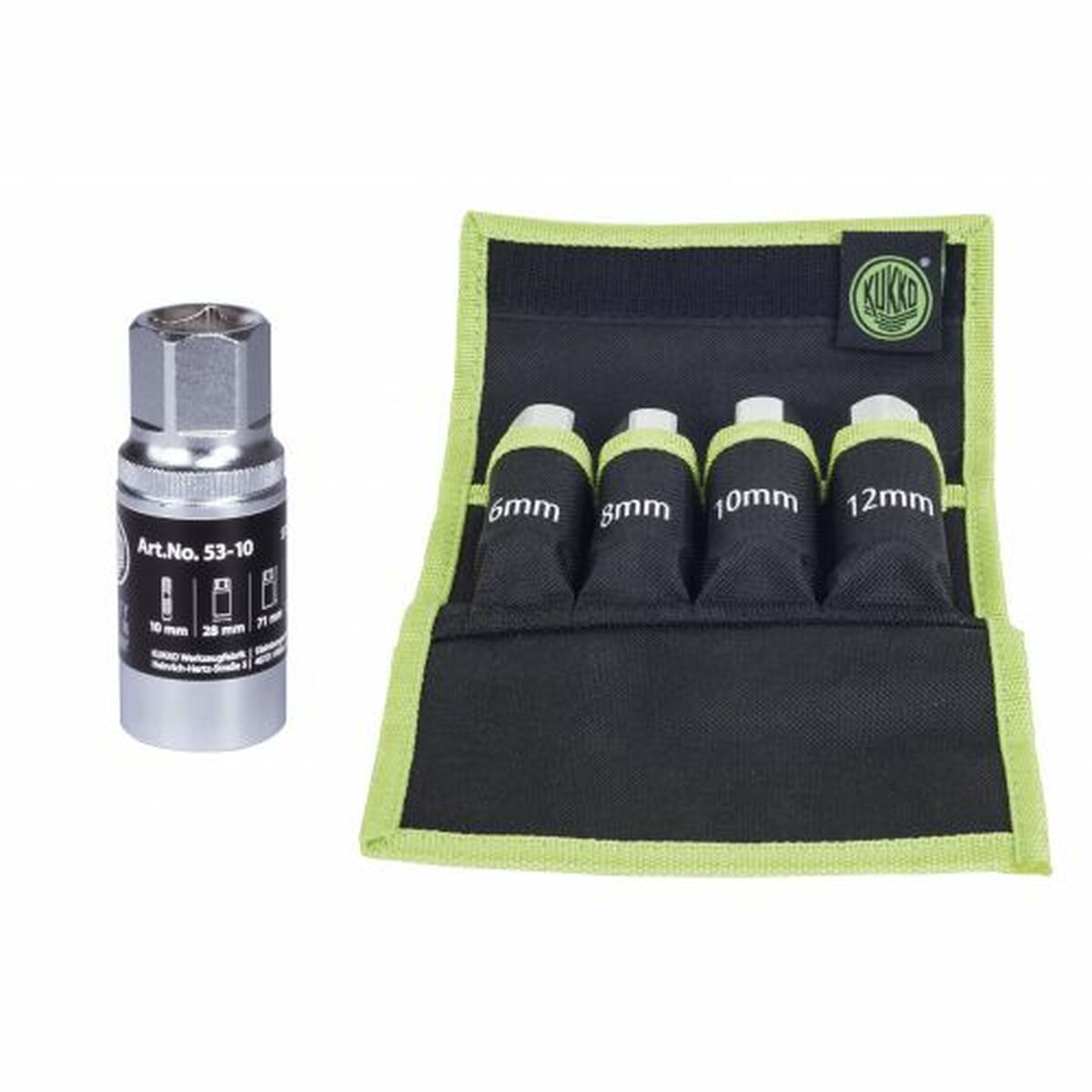 Ensemble d’extracteurs KUKKO 10 mm 6 mm 12 mm 8 mm