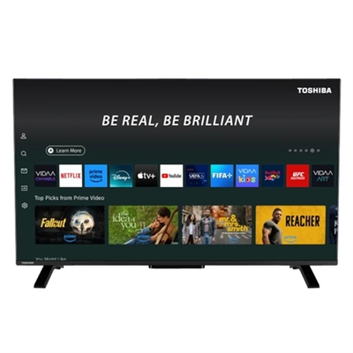 TV intelligente Toshiba 40QV2F63DG Full HD 40" LED HDR HDR10+ D-LED HDR10 DVB-T2 400 Hz PQI QLED
