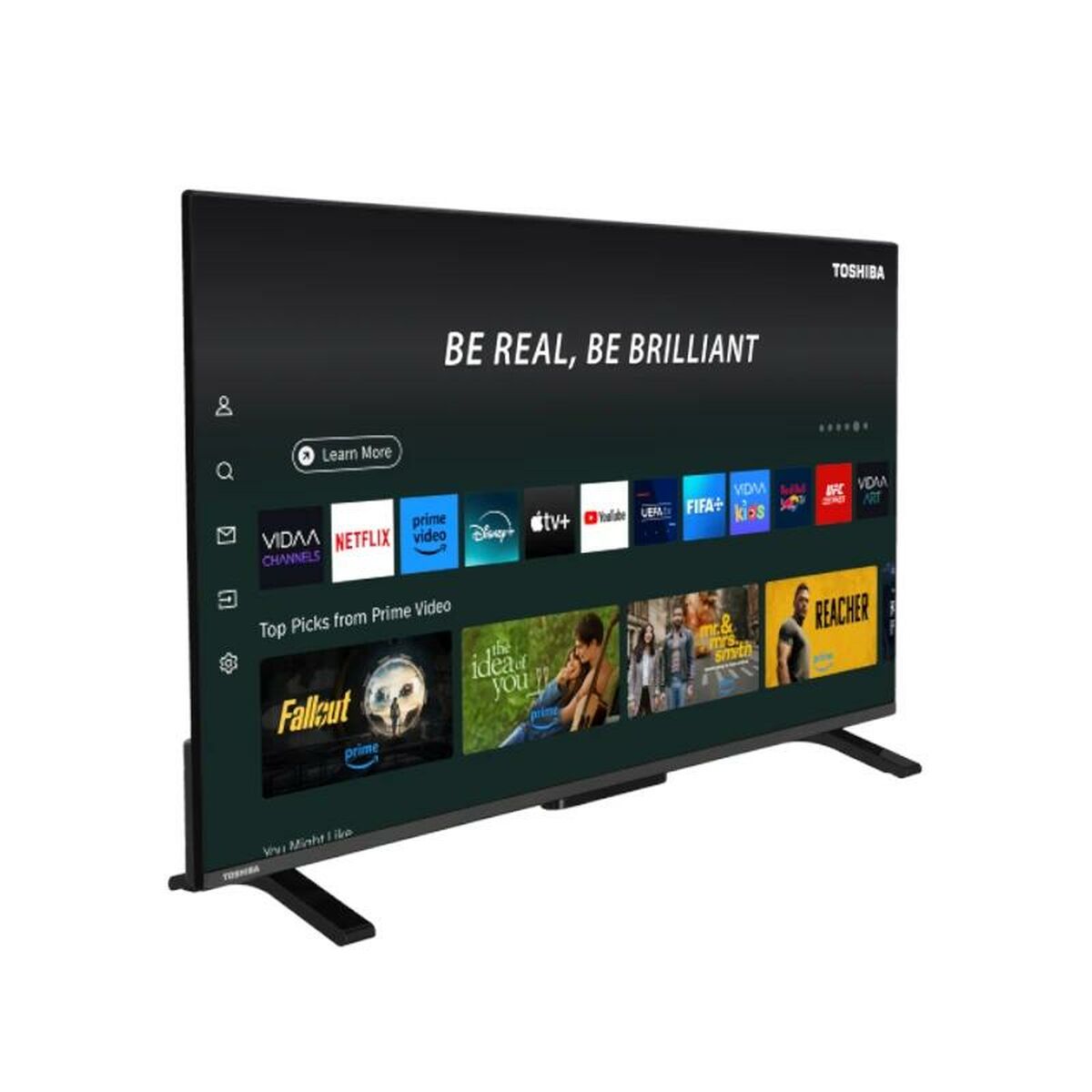 TV intelligente Toshiba 40QV2F63DG Full HD 40" LED HDR HDR10+ D-LED HDR10 DVB-T2 400 Hz PQI QLED