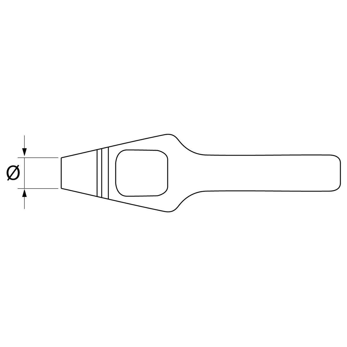 Poinçon Paffrath DIN 7200 A 16/16” IN