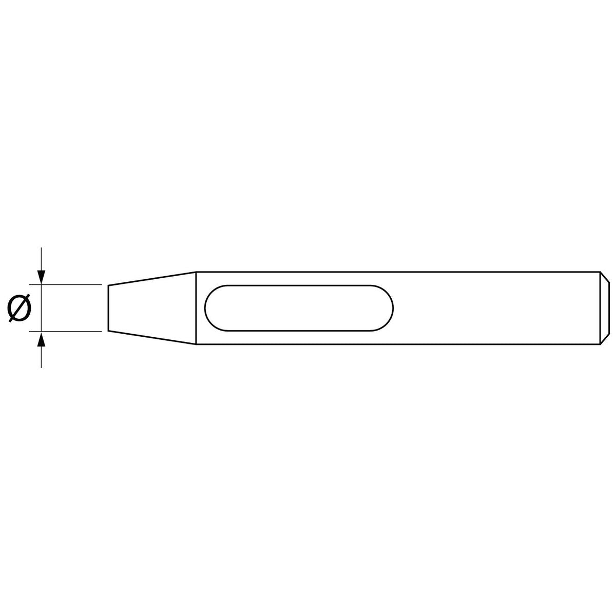 Poinçon Paffrath DIN 7200 B 13/16” IN