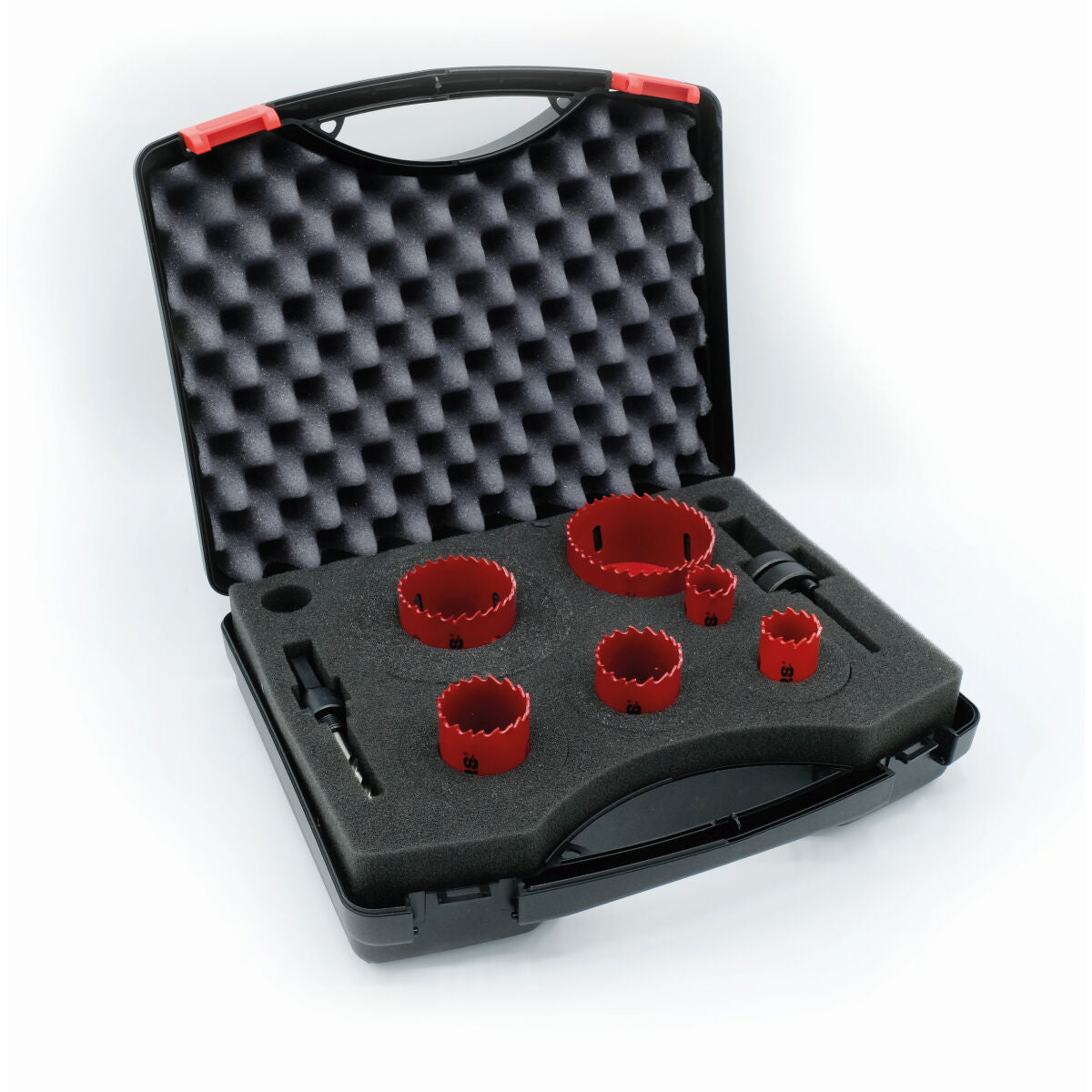 Set de couronnes de forage MP.S M3 HSS BiMetal 5565 Ø 32 mm Ø 35 mm 50 mm Acier rapide (AR) M3 8 Pièces