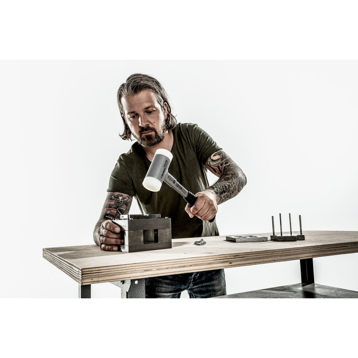 Masse en caoutchouc Halder Supercraft 75 mm Anti-rebond