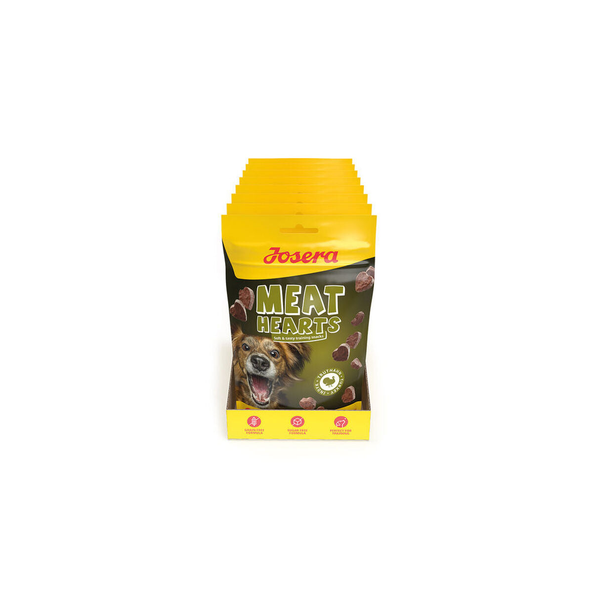 Snack pour chiens Josera Meat Hearts 70 g Dinde