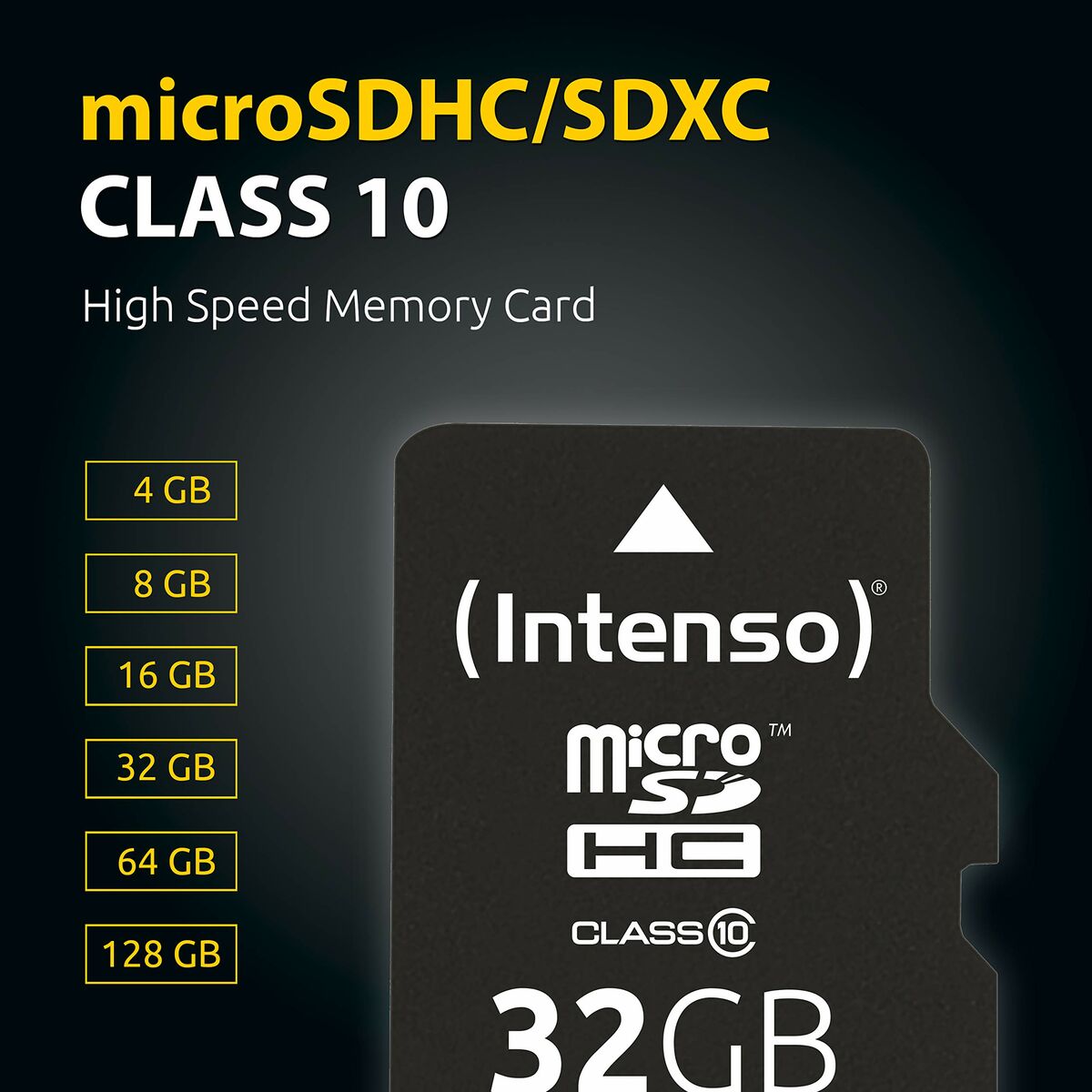 Carte Mémoire Micro SD avec Adaptateur INTENSO 3413491 128 GB