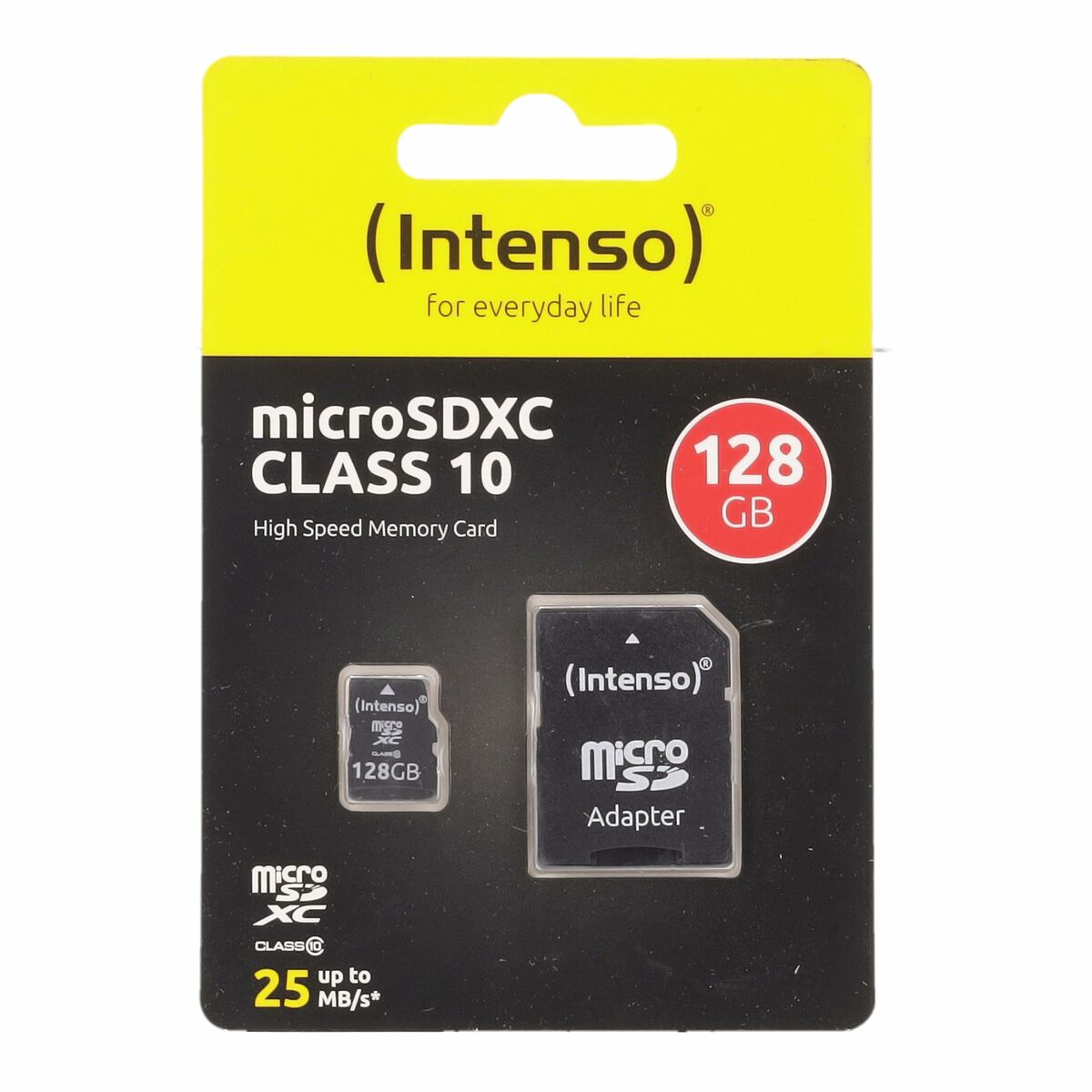 Carte Mémoire Micro SD avec Adaptateur INTENSO 3413491 128 GB