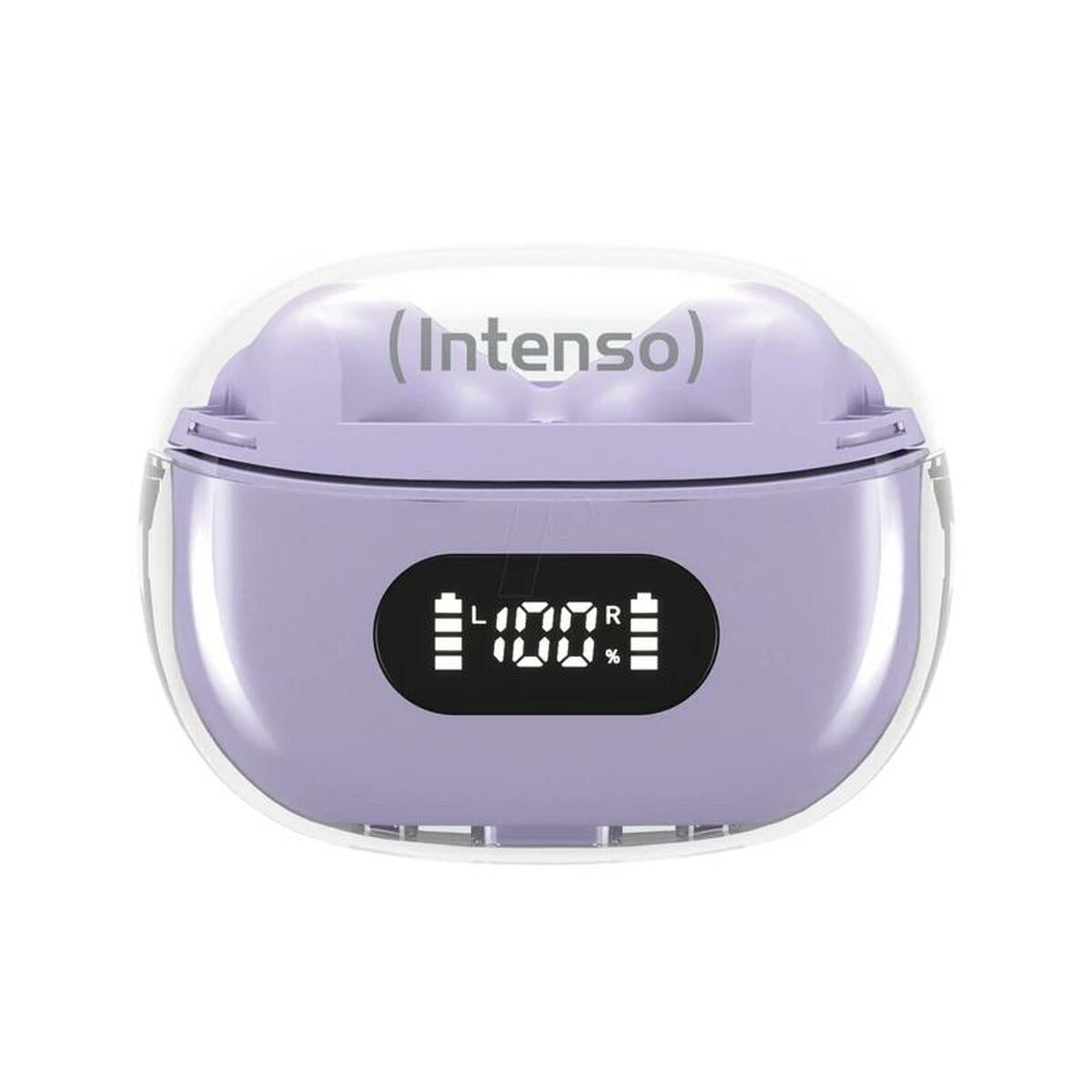 Casques avec Microphone INTENSO Buds Plus Pourpre