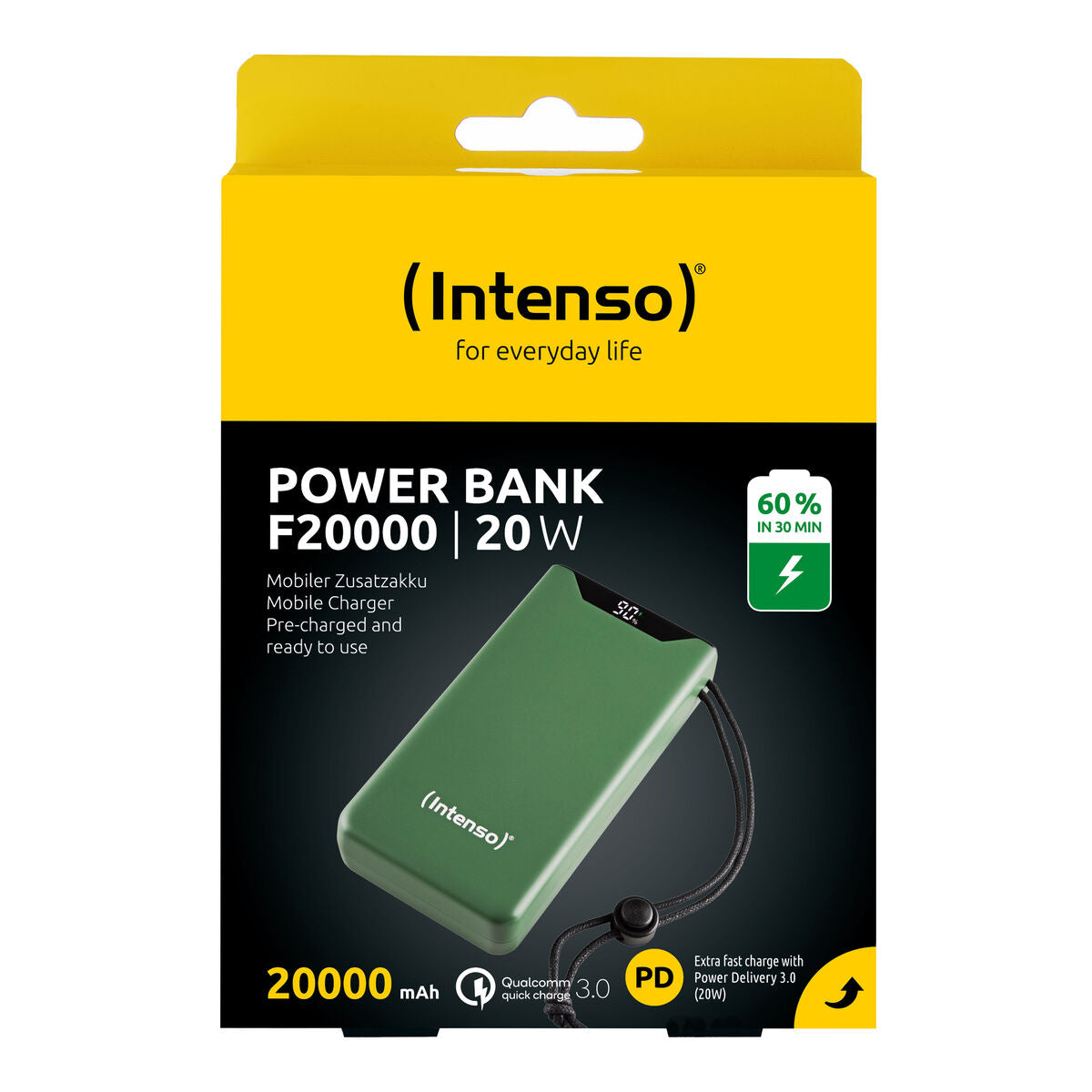 Batterie pour Ordinateur Portable INTENSO 7332057 Vert 20000 mAh