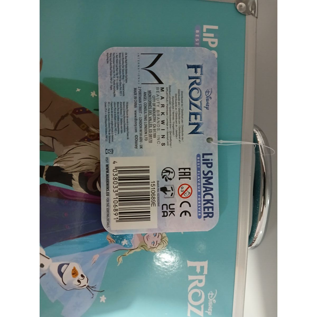 Kit de maquillage pour enfant Frozen 25 x 19,5 x 8,7 cm