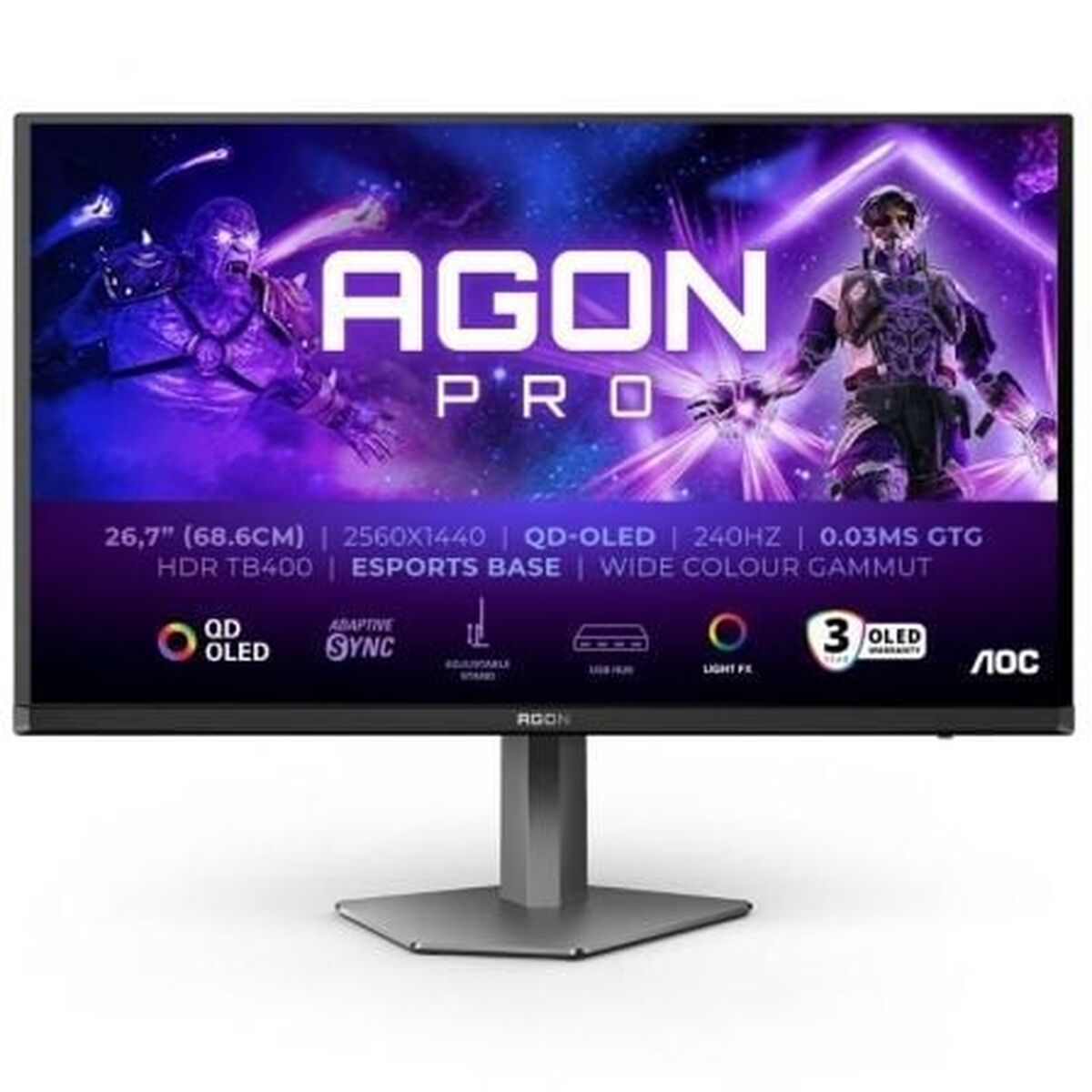 Monitor Gaming AOC AG276QZD2 Wide Quad HD 27"