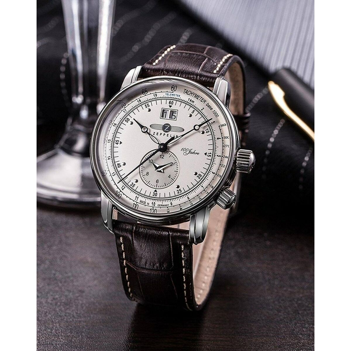 Montre Homme Zeppelin Zegarek Zeppelin 7640-1 męski Argenté