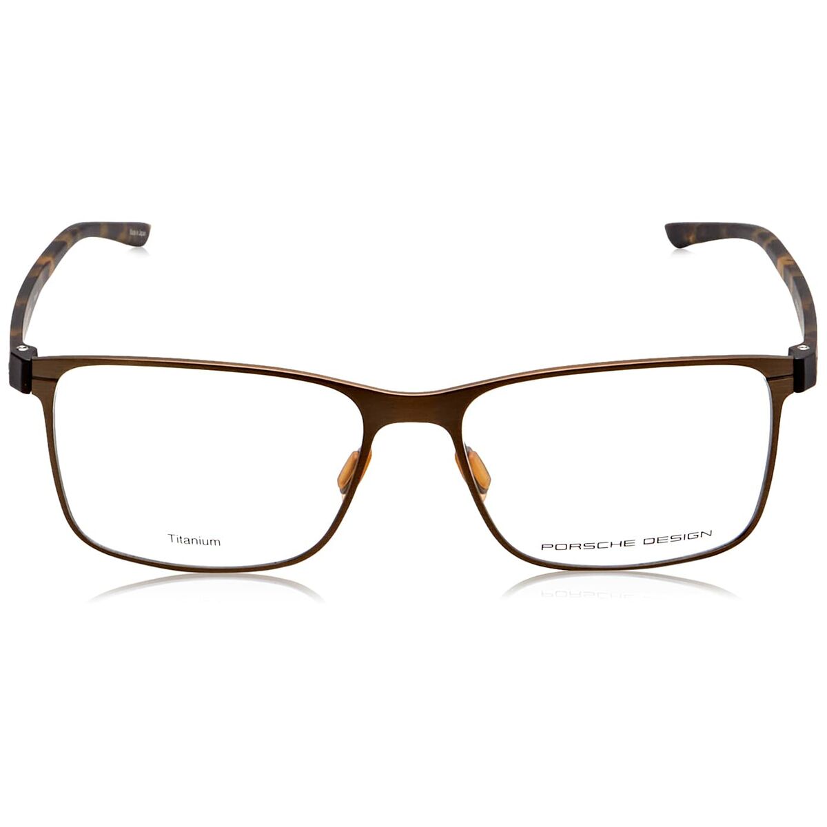 Monture de Lunettes Homme Porsche Design P8346-55E Marron Ø 55 mm