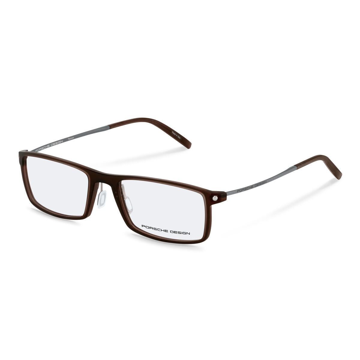 Monture de Lunettes Homme Porsche Design P8384D55 Marron Noir Ø 55 mm