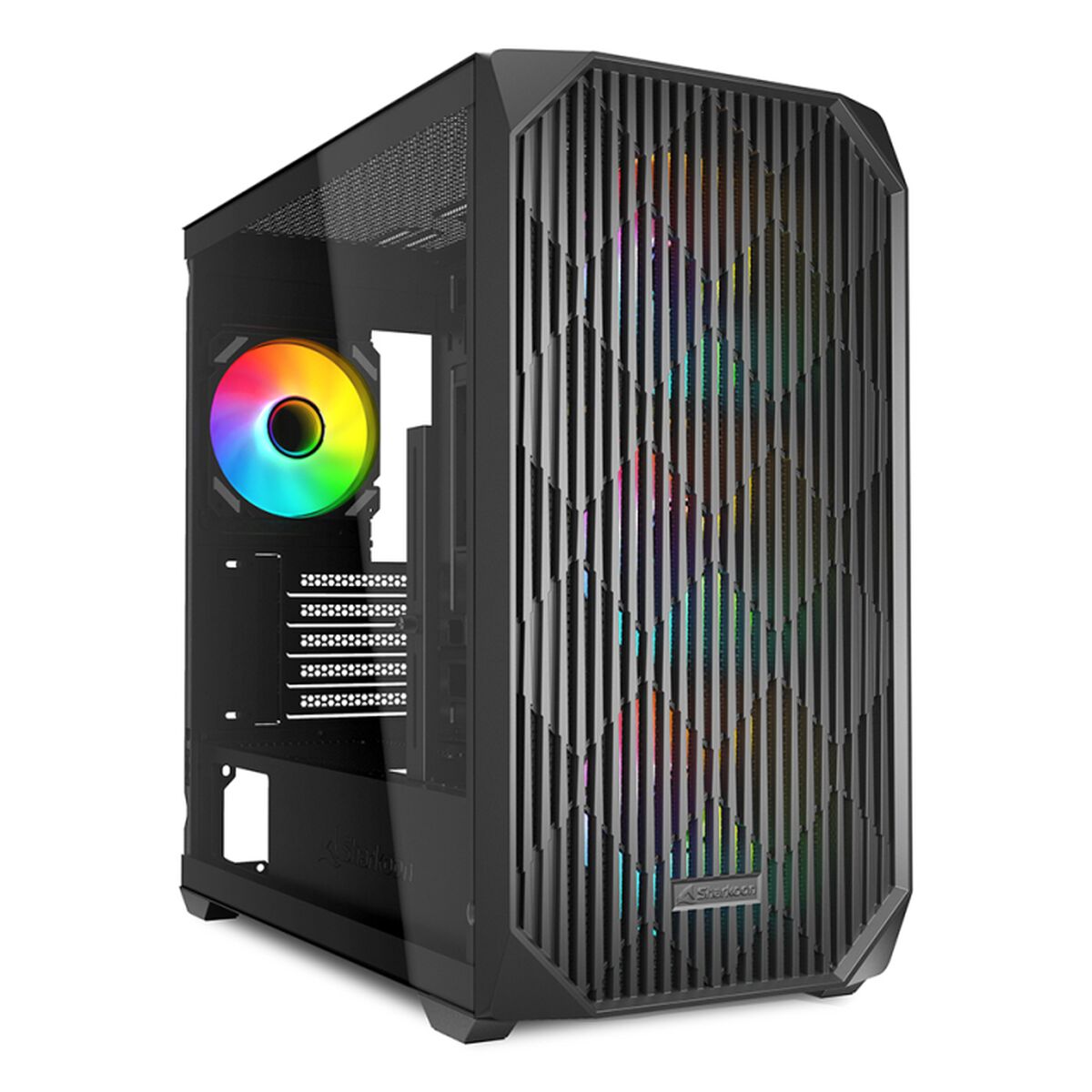 Boîtier ATX semi-tour Sharkoon MK3 RGB Noir