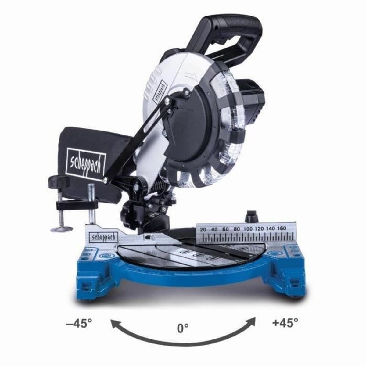 Scie à onglets Scheppach HM210L 1500 W