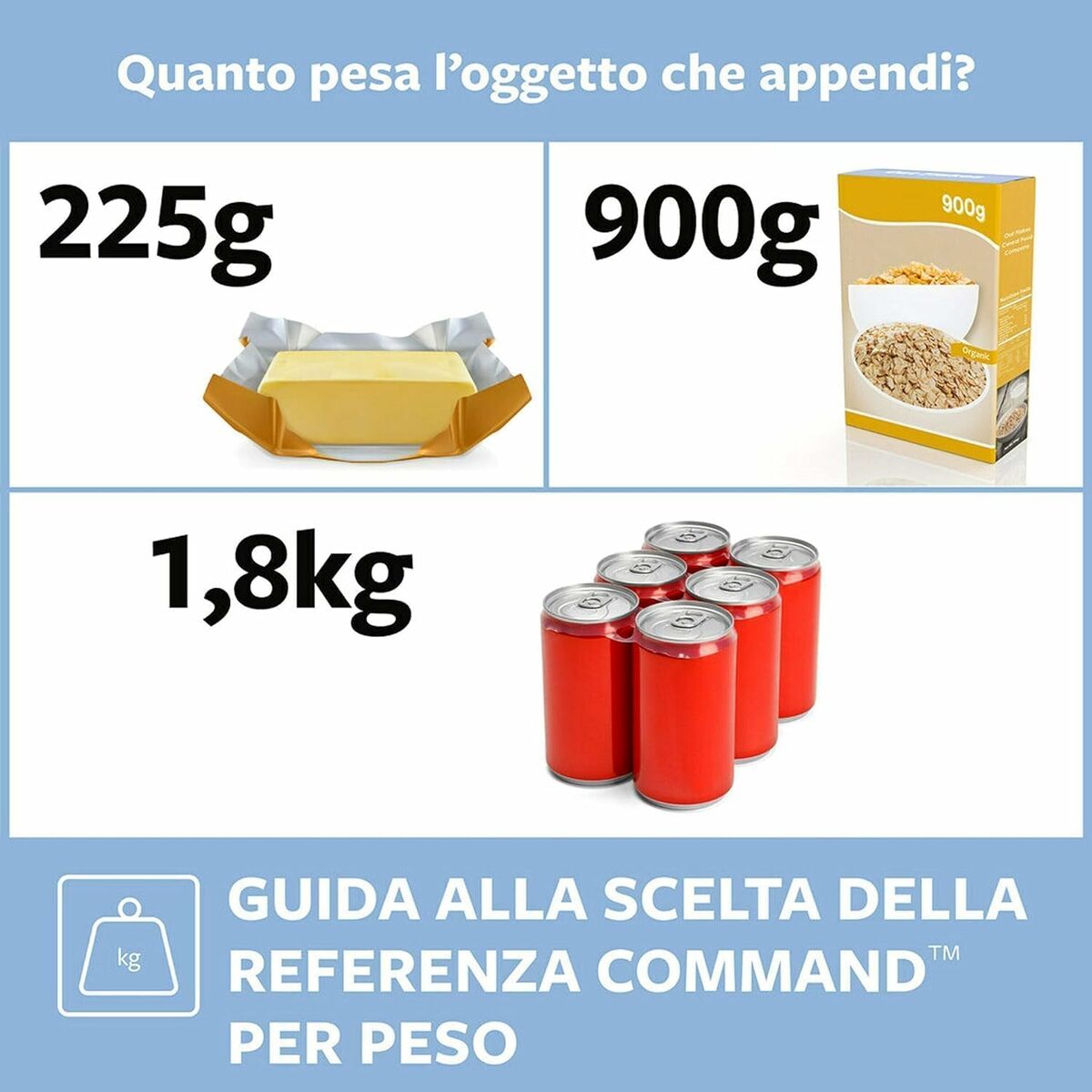 Crochet pour suspendre 3M 225 g Transparent Plastique (6 Unités)