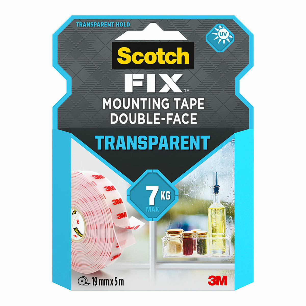 Ruban adhésif double face Scotch Transparent 19 mm x 5 m