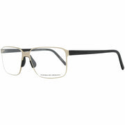 Monture de Lunettes Homme Porsche P8313-57B Noir Doré ø 57 mm