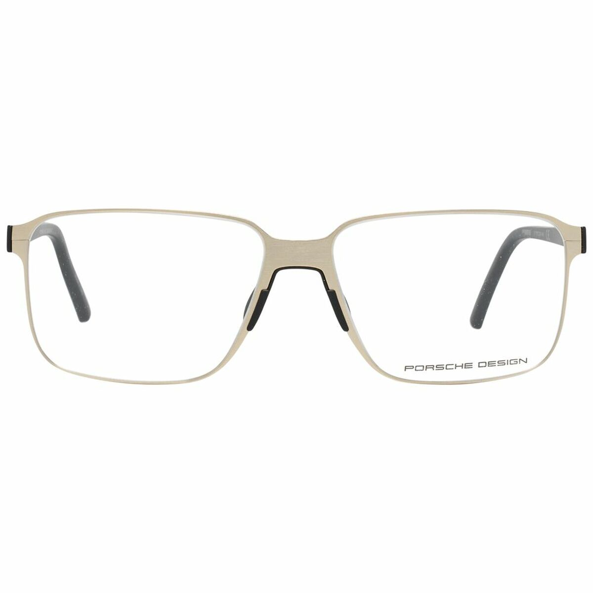 Monture de Lunettes Homme Porsche P8313-57B Noir Doré ø 57 mm
