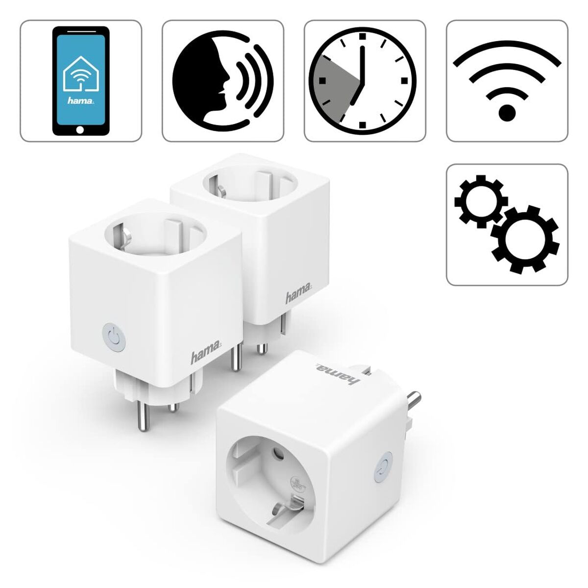 Socle de prise Hama 00176571 Blanc 3680 W