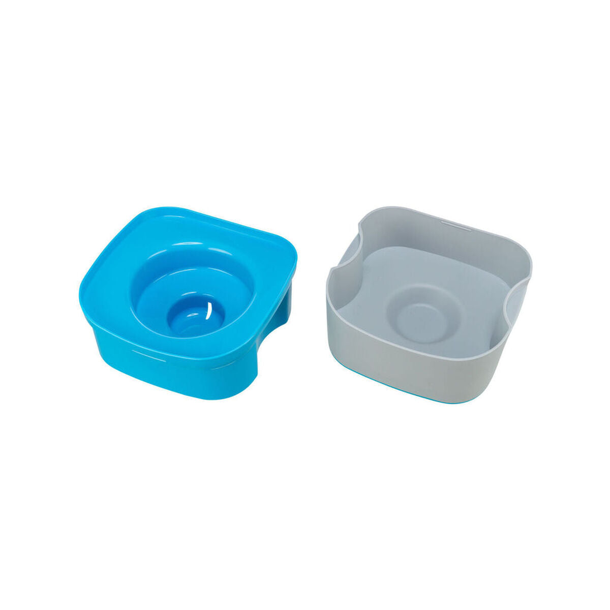 Gamelle Rafraîchissante pour Animaux de Compagnie Trixie Bleu Gris foncé 21 x 11 x 21 cm