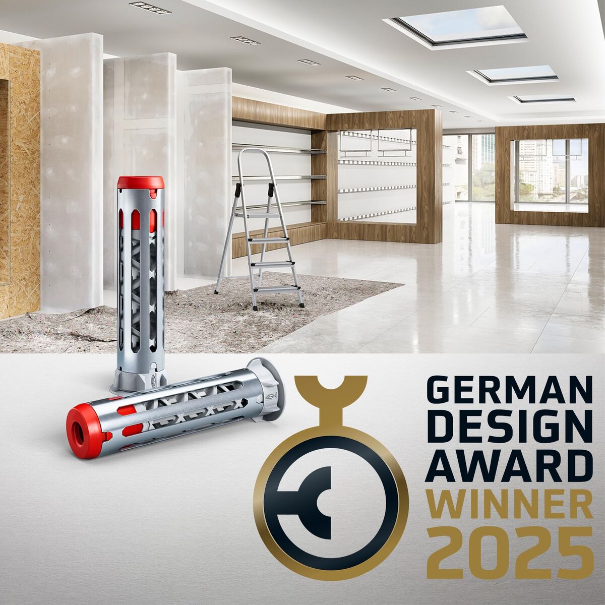 Chevilles et vis Fischer DUO HM Ø 8 x 55 mm (25 Unités)