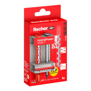 Chevilles et vis Fischer hybridpower Fraisée Ø 10 x 90 mm (4 Unités)